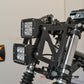 Universal Motorcycle LED Headlight Kit - DUAL STACKED Design with High/Low Beam, Adjustable Fork Clamps & H4 Connector