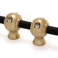 Solid Brass 1" Handlebar Risers for Harley Davidson Cafe Racer & Vintage Bikes - CNC Machined