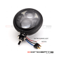 5.75" Bates Style LED Daymaker Matte Black Metal Headlight-wire