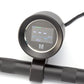 GPS Digital Speedometer - Matte Black CNC 1" Handlebar Mount for Motorcycles (MPH/KPH, IP67 Waterproof)