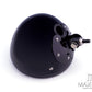 7.7 INCH Gloss Black Bottom Mount Metal Headlight Housing + Bezel Combo