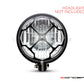 5.75" Rukis Design Black / Contrast CNC Aluminum Headlight Guard Cover