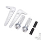 Silver Universal Cafe Racer CNC Machined Aluminum Rear Sets