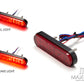 Universal Oval Tail / Stop Lights - Red Lens