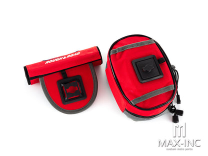 High Quality Red Universal Motorcycle Handlebar Mount Tool / Map Bag