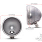 7.7 INCH Raw Unpainted Bottom Mount Metal Headlight Housing + Bezel Combo
