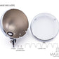 7.7 INCH Chrome Bottom Mount Metal Headlight Housing + Bezel Combo