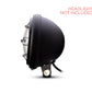5.75" Strata Design Black / Contrast CNC Aluminum Headlight Guard Cover